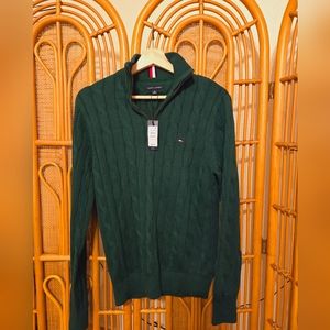 Tommy hilfiger forest green pullover